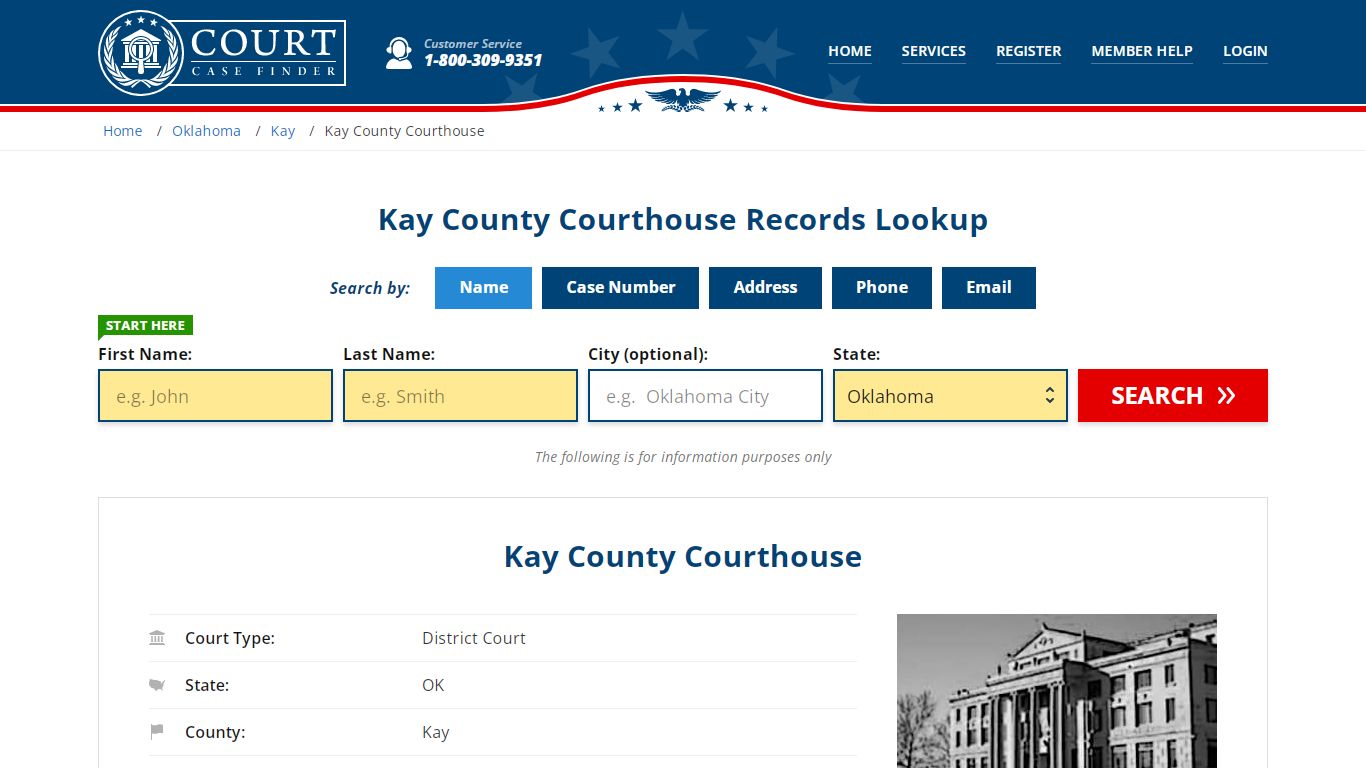 Kay County Courthouse Records | Newkirk, Kay County, OK Court Case Lookup